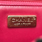 CHANEL AS2785 Matelasse No Icon Matelasse25 Matelasse 25 Double Chain Bag Crossbody Bag Shoulder Bag Canvas Black/GoldHardware Used
