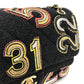 CHANEL AS2785 Matelasse No Icon Matelasse25 Matelasse 25 Double Chain Bag Crossbody Bag Shoulder Bag Canvas Black/GoldHardware Used