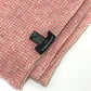 CHANEL Coco Mark Scarf, Tweed, Thin, Wool, Fashion Accessory, Women's, Pink