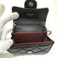 CHANEL AP0238 CC Mark Matelasse CC Pochette Wallet Shoulder Bag Crossbody coin purse Caviar Leather Black/GoldHardware Used