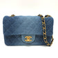 CHANEL Matelasse Mini Matelasse Matelasse Mini Matelasse20 Matelasse 20 Gradient Crossbody Bag Shoulder Bag Denim blue/GoldHardware Used