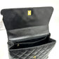 CHANEL A12397 Coco Mark Matelasse Tote Bag Top Handle Handbag Caviar Leather Women's Black