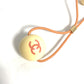 CHANEL 02P Heart Hair Accessory, Plastic Hair Tie, Women's, Pink