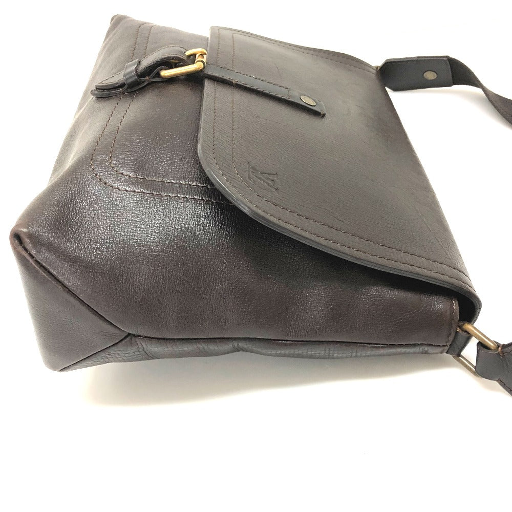 LOUIS VUITTON M92994 Utah Omaha Messenger Bag, Shoulder Bag, Utah Leather, Men's, Brown