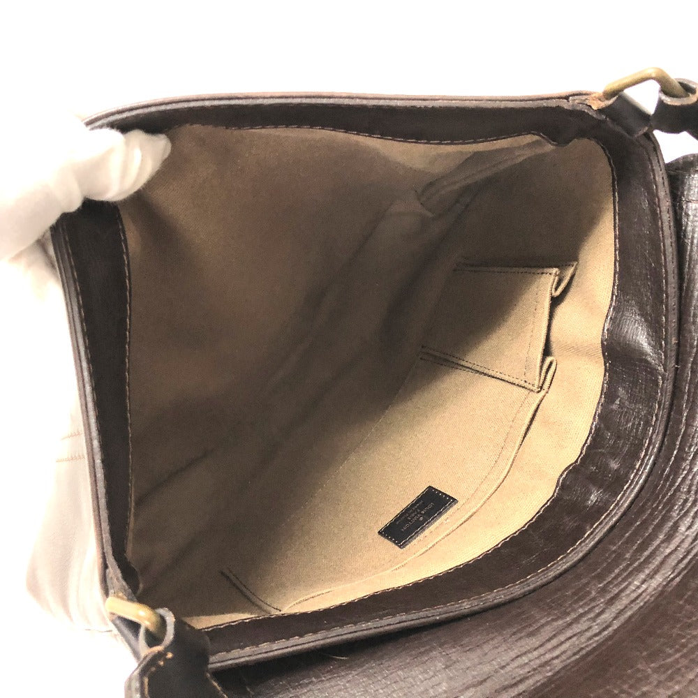 LOUIS VUITTON M92994 Utah Omaha Messenger Bag, Shoulder Bag, Utah Leather, Men's, Brown
