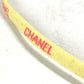 CHANEL アイウェア サングラス 眼鏡 00T グラスコード メガネストラップ メガネ掛け ストラップ キャンバス レディース イエロー