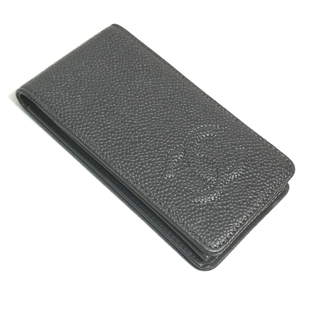 CHANEL CC Coco Mark iPhone 4/4S Compatible iPhone Case, Caviar Skin, Women's, Gray