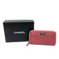 CHANEL A68733 Boy Chanel Round Zip Long Wallet, Lambskin, Women's, Rose