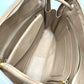 CHANEL CC Mark charm V-Stitch Chevron Bag, 2-way bag Hand Bag Lambskin Leather Beige Used