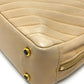 CHANEL CC Mark charm V-Stitch Chevron Bag, 2-way bag Hand Bag Lambskin Leather Beige Used