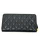 CHANEL A50097 ココマーク マトラッセ ウォレット 長財布 キャビアスキン レディース ブラック