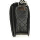 CHANEL A92193 Coco Mark Boy Chanel Chain Shoulder Bag Calfskin Ladies Black