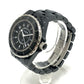 CHANEL H0682 J12 Quartz Watch Date Round Face 33MM Ceramic Ladies Black Wristwatch