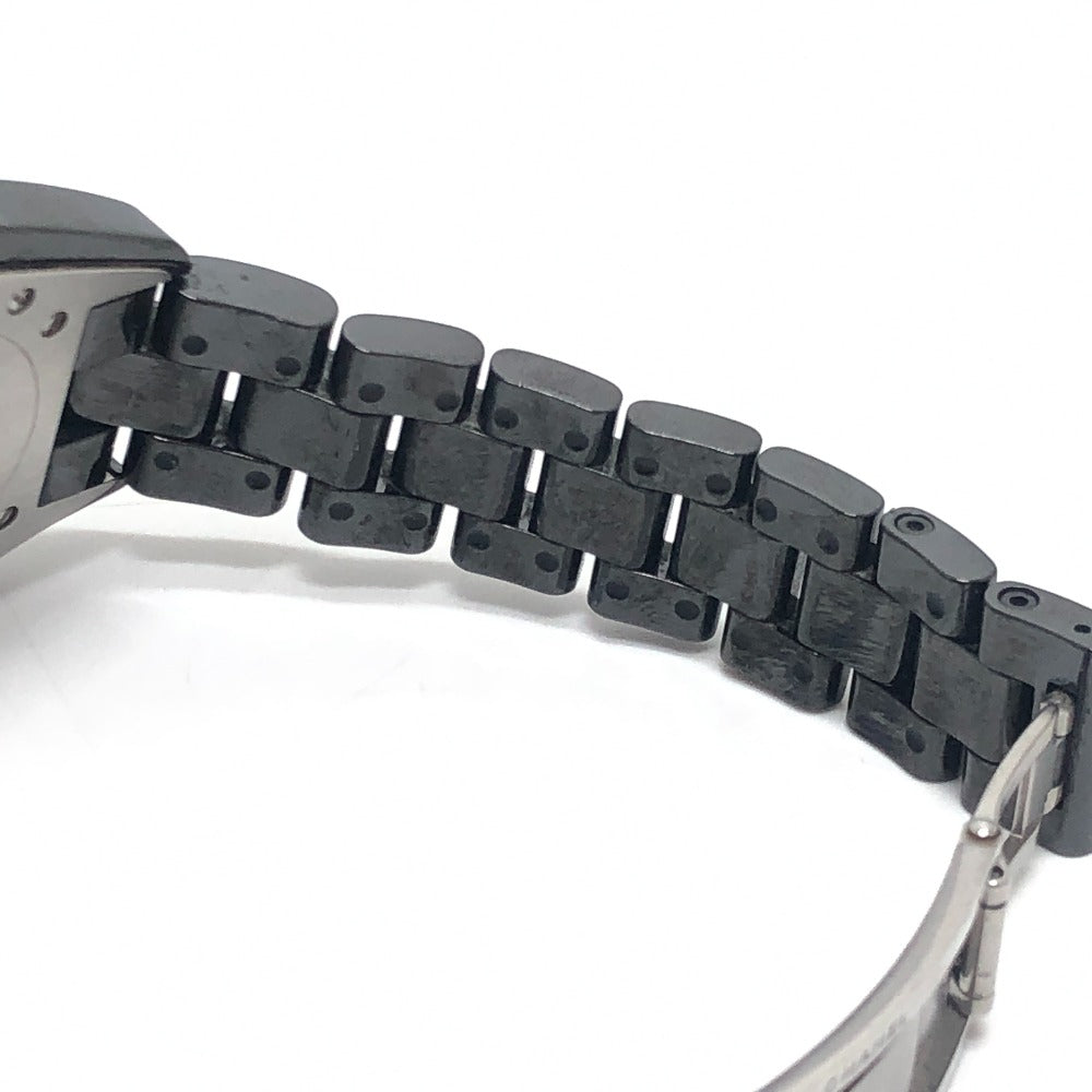 CHANEL H0682 J12 Quartz Watch Date Round Face 33MM Ceramic Ladies Black Wristwatch