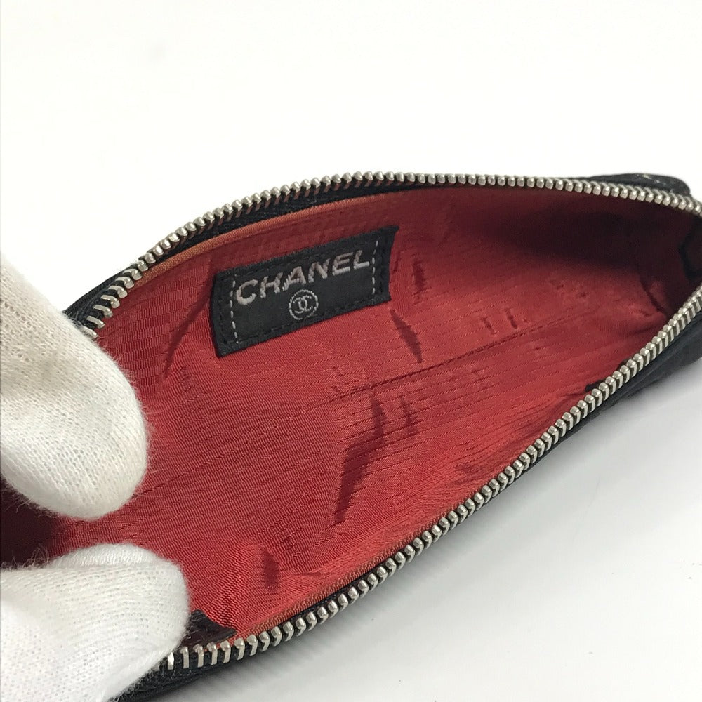 CHANEL (formerly Travel Line) Pencil Case/Pouch/Stationery/Pen Case/Nylon/Women's/Black