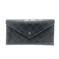 CHANEL マトラッセ 財布 ロングウォレット 小物 フラップウォレット 長財布 ラムスキン レディース ブラック