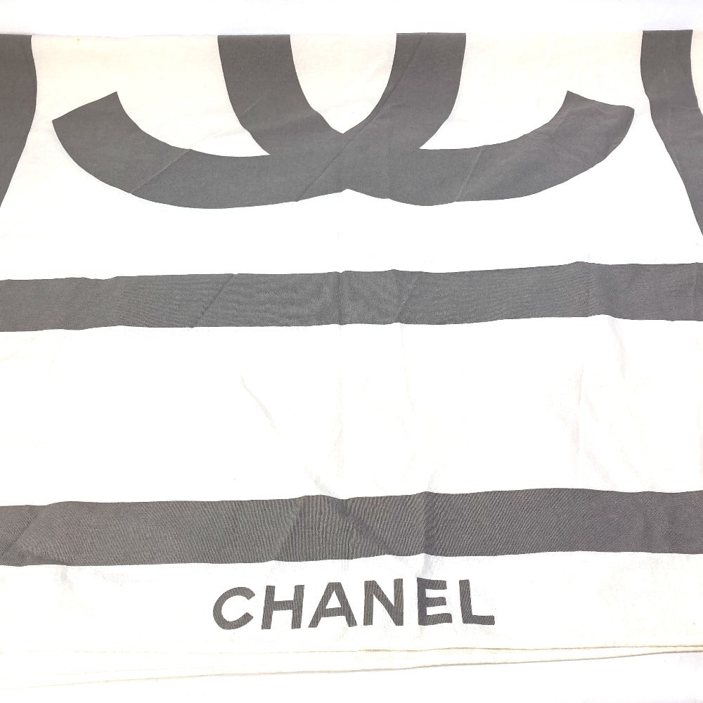 CHANEL Sport CC Coco Mark Beach Mat Rug Towel Interior Accessories Cotton Women's Gray