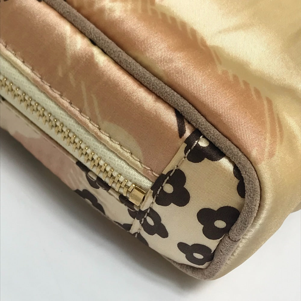 CHANEL Camellia Eye Mask Pouch and Pillow Set, Travel Case, Nylon, Women's, Pink