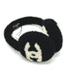 CHANEL 25B Big Coco CC Mark Bicolor Earmuff fur Black/White Used