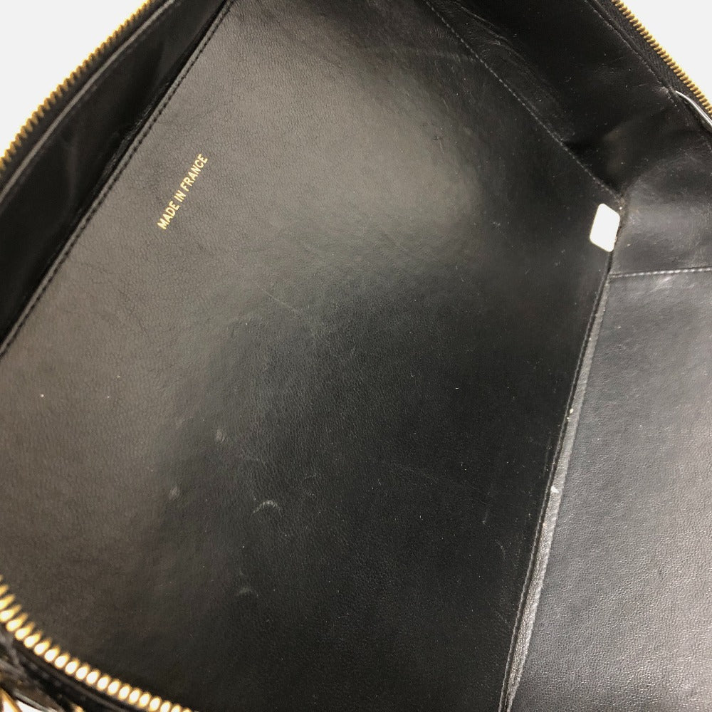 CHANEL マトラッセ バニティ 2WAY カバン 肩掛け 斜め掛け ハンドバッグ エナメル レディース ブラック