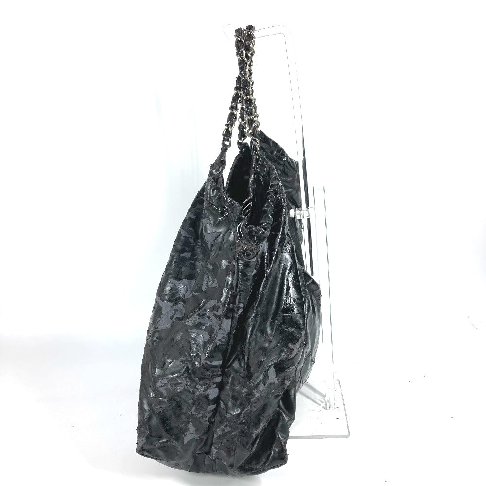 CHANEL ココカバス ココカバスPM ココカバス PM カバン バッグ 肩掛け チェーン ショルダーバッグ トートバッグ パテントレザー レディース ブラック ブラック
