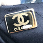 CHANEL AS3260 Chanel 22 Matelasse with medal charm Small Hobo Shoulder Bag Bag Shoulder Bag Denim blue/SilverHardware Used