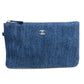 CHANEL AS3260 24A CHANEL22 ロゴパッチワーク ショルダーバック 肩掛けバック 斜め掛けバッグ ショルダーバッグ デニム レディース ブルー