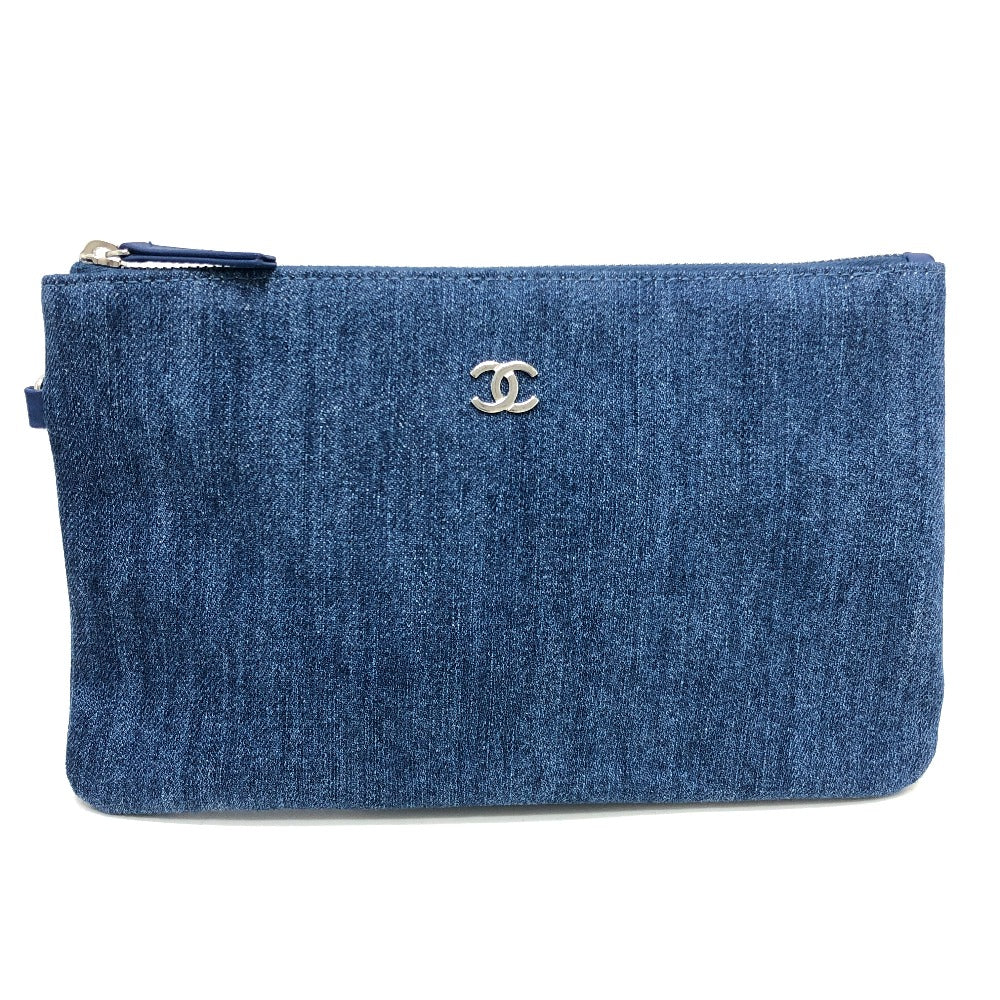 CHANEL AS3260 24A CHANEL22 ロゴパッチワーク ショルダーバック 肩掛けバック 斜め掛けバッグ ショルダーバッグ デニム レディース ブルー