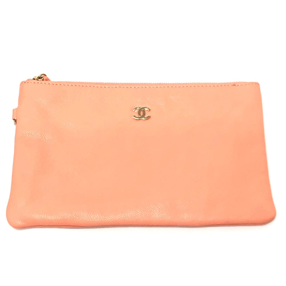 CHANEL AS3260 Matelasse chanel 22 small Hand Bag Chain Shoulder Bag Caviar Leather Coral pink pink Used