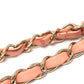 CHANEL AS3260 Matelasse chanel 22 small Hand Bag Chain Shoulder Bag Caviar Leather Coral pink pink Used