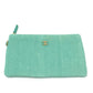 CHANEL AS3260 Matelasse Chanel 22 Small Chain Shoulder Bag/Handbag in Denim, Turquoise and Green