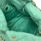 CHANEL AS3260 Matelasse Chanel 22 Small Chain Shoulder Bag/Handbag in Denim, Turquoise and Green