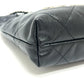 CHANEL AS3980 Chanel 22 Mini 2-Way Chain Bag Shoulder Bag Leather Women's Silver Hardware Black