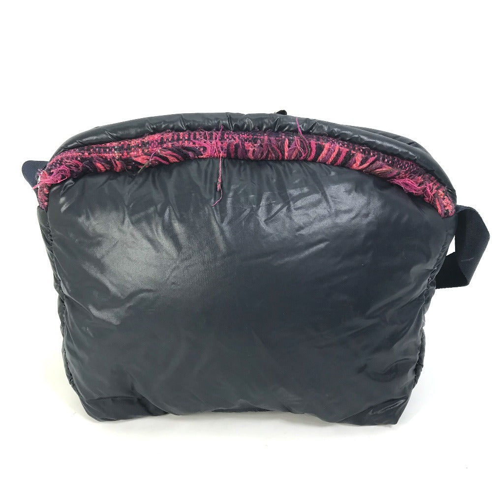 CHANEL A57586 Shoulder Bag, Coconneige, Waist Bag, Fringe Belt Bag, Shoulder Bag, Body Bag, Nylon, Women's, Navy
