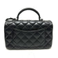 CHANEL マトラッセ 20 マトラッセ20 キルティング CC ココマーク トップハンドル ソーブラック ミニフラップ 2WAYバッグ ショルダーバッグ ハンドバッグ ラムスキン レディース ブラック