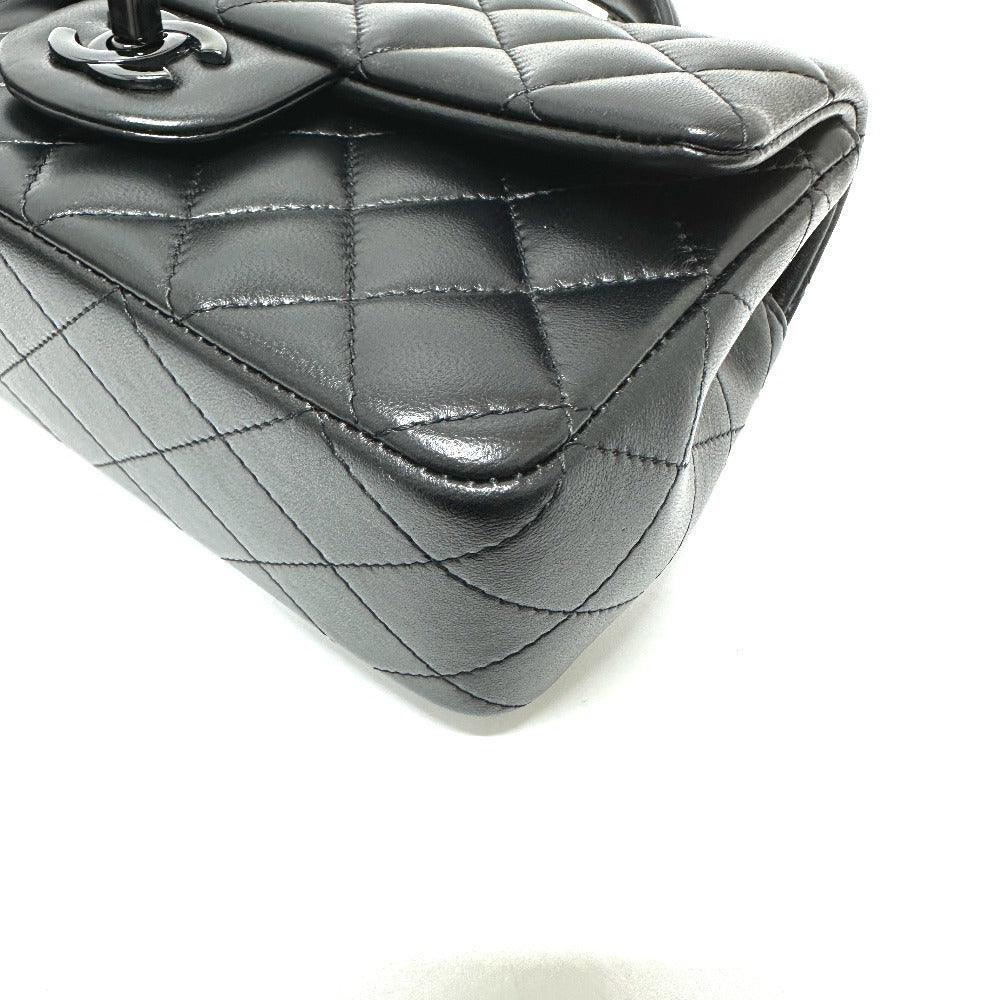 CHANEL マトラッセ 20 マトラッセ20 キルティング CC ココマーク トップハンドル ソーブラック ミニフラップ 2WAYバッグ ショルダーバッグ ハンドバッグ ラムスキン レディース ブラック