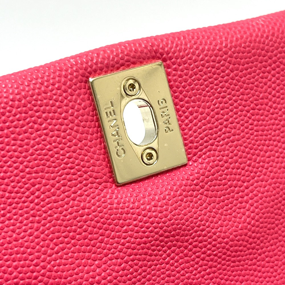 CHANEL AS2215 ココハンドルXXS ココハンドル19 2WAY カバン バッグ ハンドバッグ キャビアスキン レディース コーラルピンク ピンク