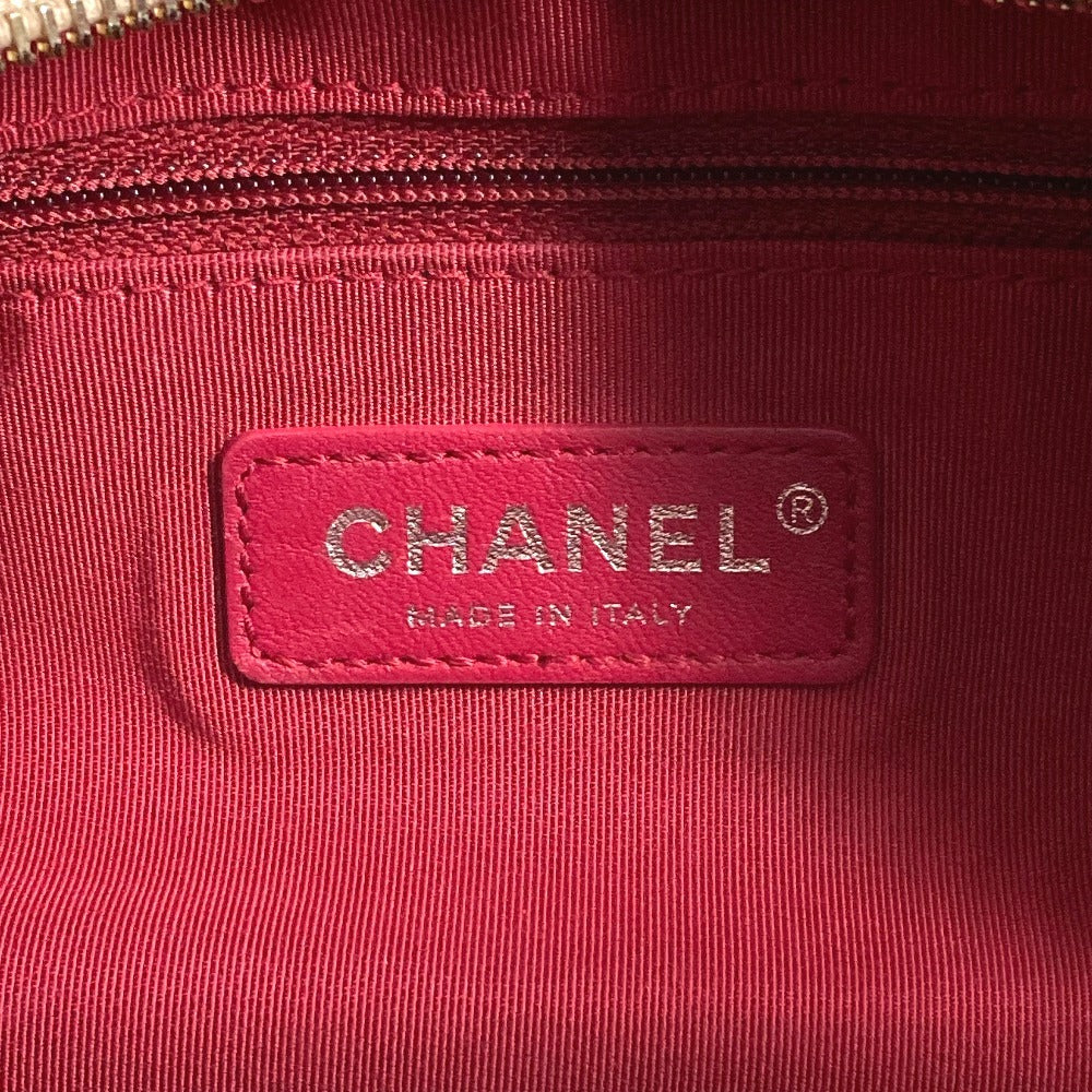 CHANEL A93824 Two-tone Gabriel Matelasse Quilted Crossbody Chain Shoulder Bag in Beige Leather