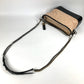 CHANEL A93824 Two-tone Gabriel Matelasse Quilted Crossbody Chain Shoulder Bag in Beige Leather