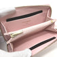 CHANEL AP4658 Coco Mark Zip Coin Purse Long Wallet in Caviar Leather, Women's, Pink