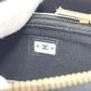 CHANEL AP4658 Coco Mark Zip Coin Purse Long Wallet Caviar Leather Women's Black