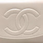 CHANEL AP4653 Metiers d'Art Collection Coco Mark Bag Chain Wallet Diagonal Shoulder Bag Caviar Skin Ladies Cream White White