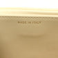 CHANEL AP4653 Metiers d'Art Collection Coco Mark Bag Chain Wallet Diagonal Shoulder Bag Caviar Skin Ladies Cream White White
