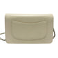 CHANEL AP4653 Metiers d'Art Collection Coco Mark Bag Chain Wallet Diagonal Shoulder Bag Caviar Skin Ladies Cream White White