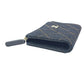 CHANEL AP4893 Matelasse CC Mark Card holder, fragment case, wallet coin purse Denim blue/GoldHardware Used