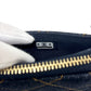 CHANEL AP4893 Matelasse CC Mark Card holder, fragment case, wallet coin purse Denim blue/GoldHardware Used