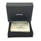 CHANEL AP4658 Coco Mark Métiers d'Art Card Case, Mini Wallet, Coin Case, Caviar Leather, Women's, Gold