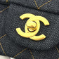 CHANEL A69900 Matelasse Mini Matelasse 20 Single Chain Bag Crossbody Shoulder Bag Denim Women's Indigo Blue Blue