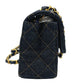 CHANEL A69900 Matelasse Mini Matelasse 20 Single Chain Bag Crossbody Shoulder Bag Denim Women's Indigo Blue Blue