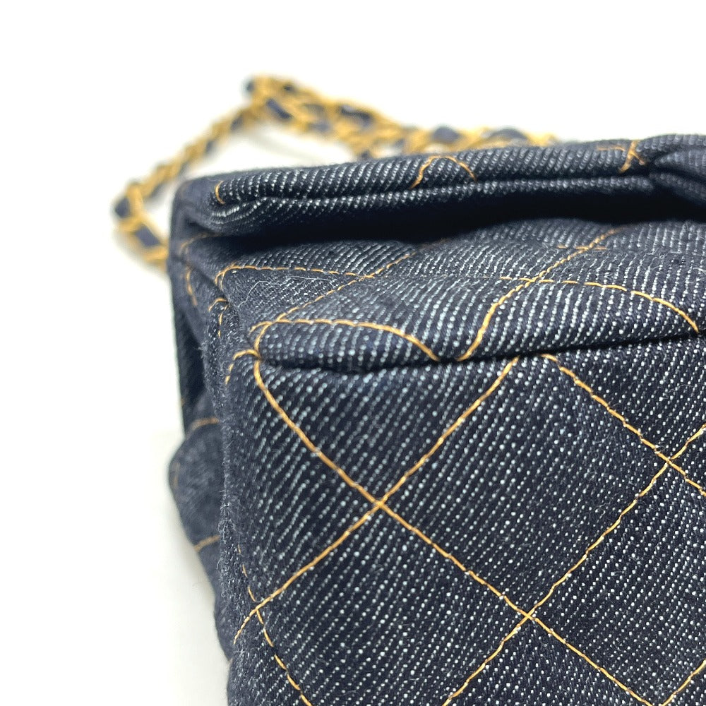 CHANEL A69900 Matelasse Mini Matelasse 20 Single Chain Bag Crossbody Shoulder Bag Denim Women's Indigo Blue Blue